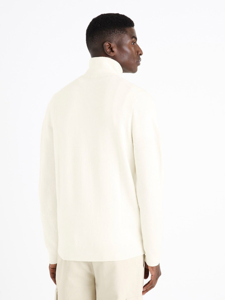Celio Celio Cebubblek krémes pulóver