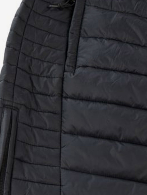 ALPINE PRO Fekete női steppelt téli szoknya ALPINE PRO OZARA