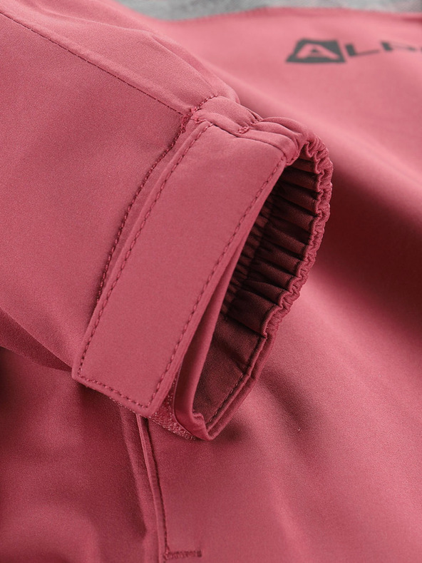 ALPINE PRO Szürke és rózsaszín gyerek kabát ALPINE PRO GIBBO