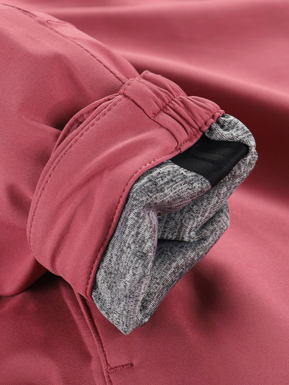 ALPINE PRO Szürke és rózsaszín gyerek kabát ALPINE PRO GIBBO