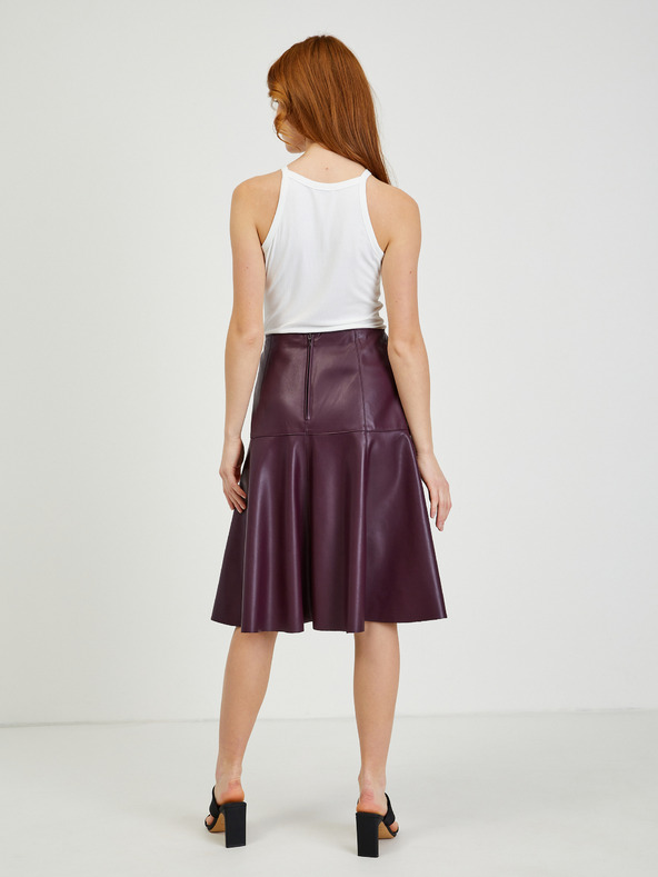 Orsay ORSAY borszínű műbőr női szoknya