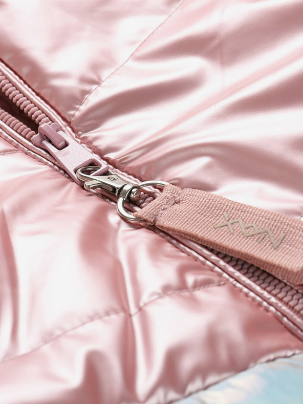 NAX NAX FEREGO szürke és rózsaszín lánykabát