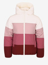 NAX Bézs és rózsaszínű gyerek télikabát NAX KEMENO