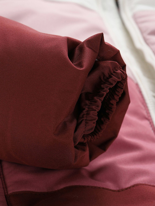 NAX Bézs és rózsaszínű gyerek télikabát NAX KEMENO