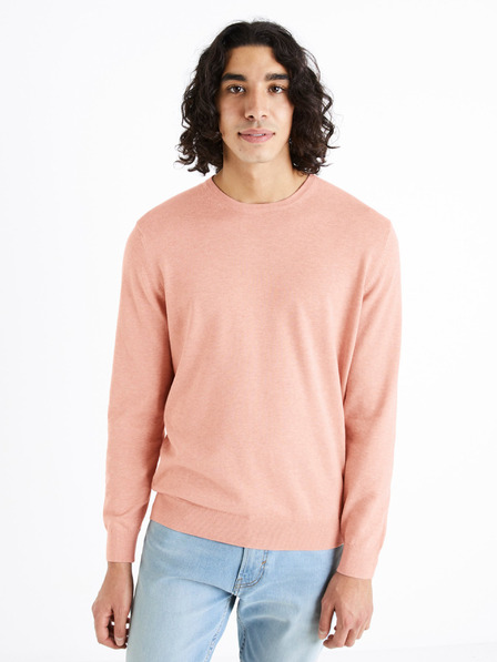 Celio Rózsaszínű férfi Celio Decoton pulóver