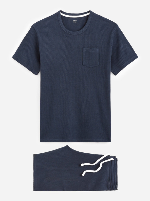 Celio Sötétkék férfi pizsama Celio Digaufre