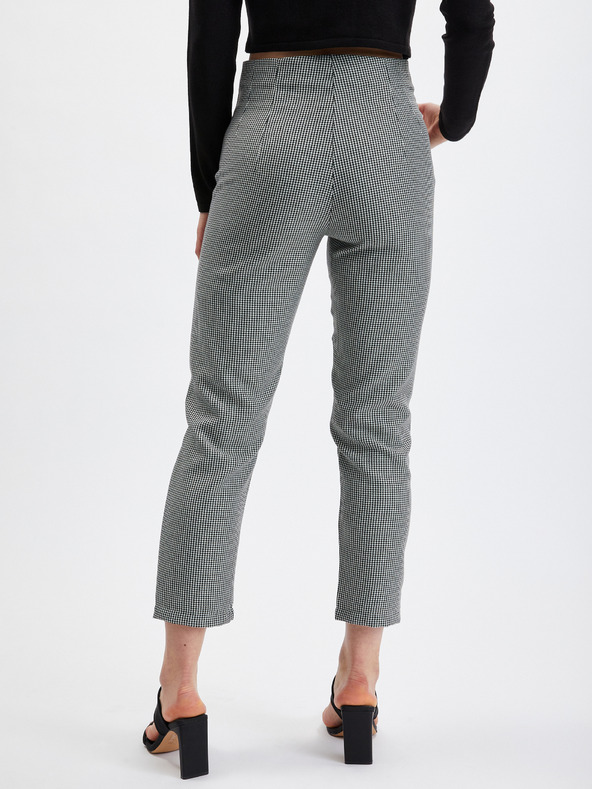 Orsay ORSAY fekete mintás női nadrág