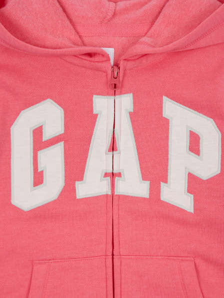 GAP Gyerek pulóver logóval és fleece béléssel GAP
