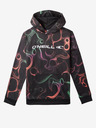 O'Neill Narancssárga és fekete fiú mintás O'Neill RUTILE HOODIE FLEECE fiúknak