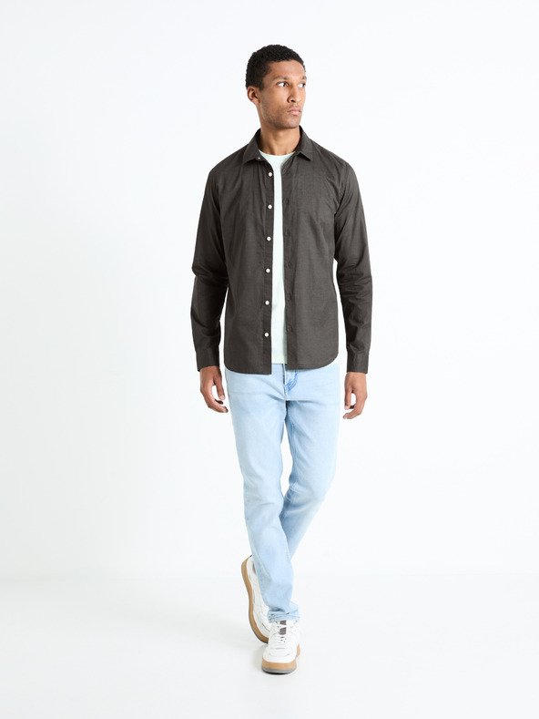 Celio Celio Fames sötétszürke férfi ing