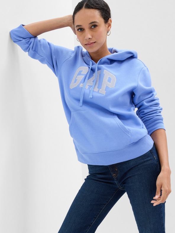 GAP Logós GAP fleece pulóver