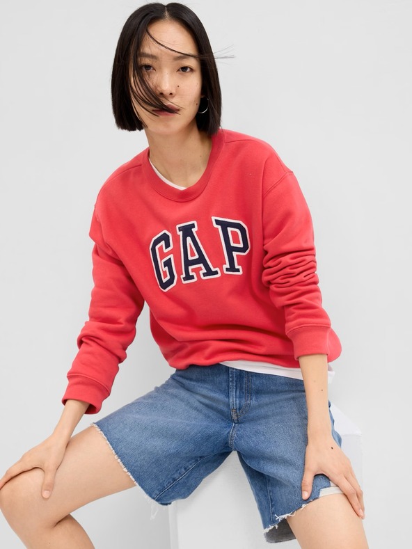 GAP Logós oversized pulóver GAP