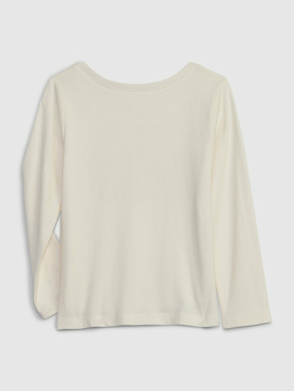 GAP Baby póló fémes logóval GAP