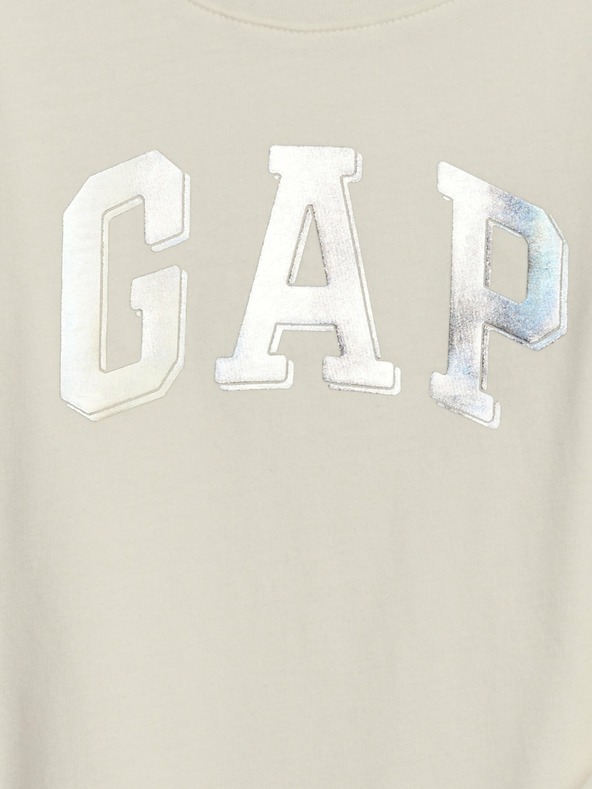 GAP Baby póló fémes logóval GAP