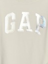 GAP Baby póló fémes logóval GAP