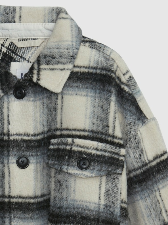 GAP Gyerek kockás ingkabát GAP