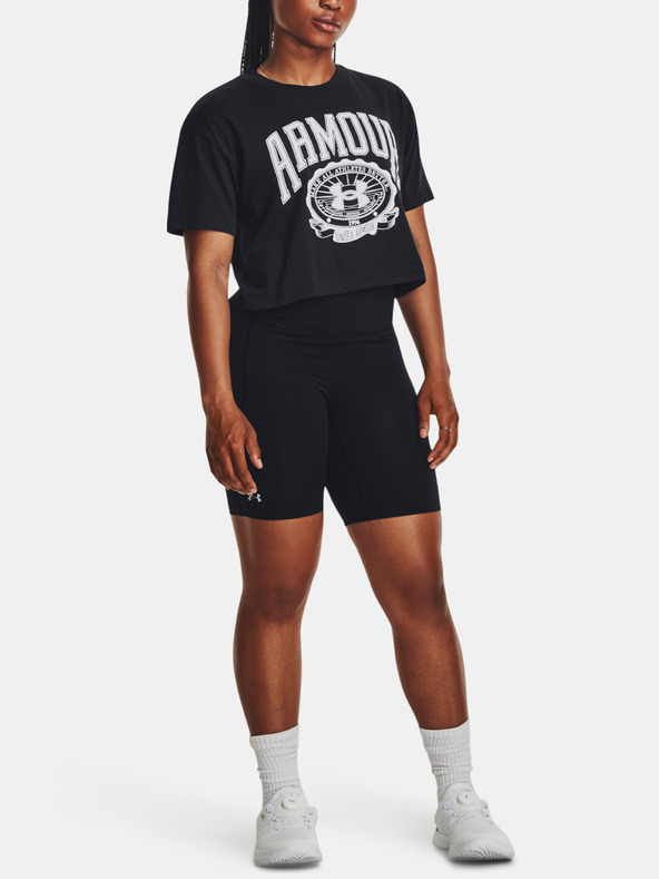 Under Armour Női póló Under Armour UA COLLEGIATE CREST CROP SS