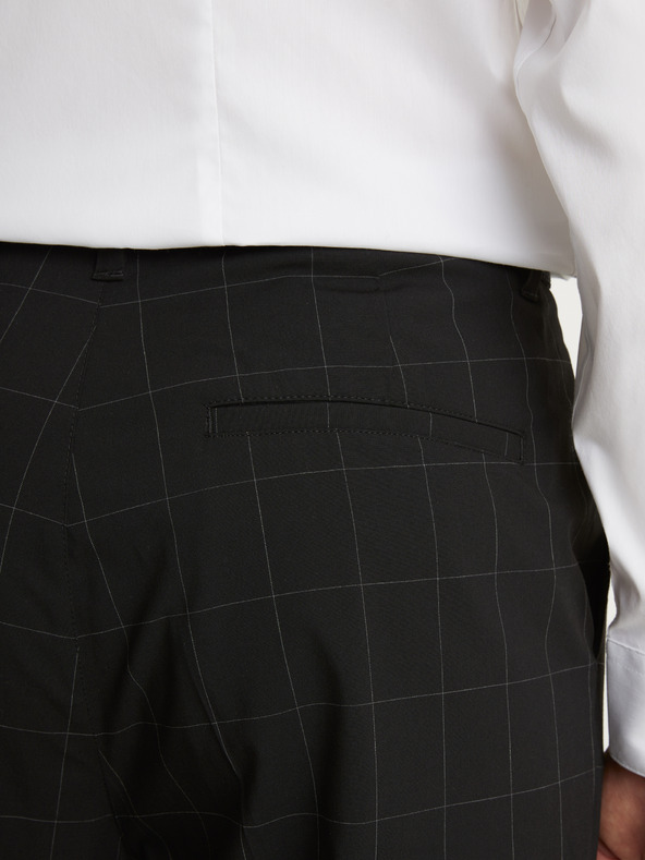 Celio Fekete férfi kockás vágott nadrág Celio Fonoel