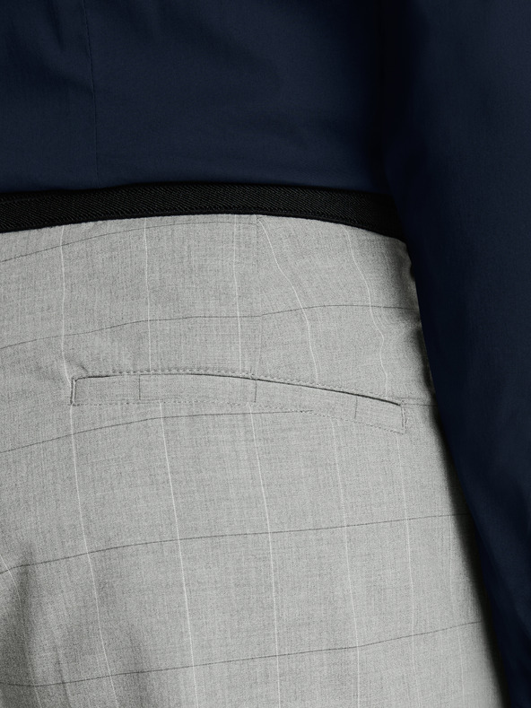 Celio Világosszürke férfi kockás csípőnadrág Celio Fonoel