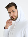 Celio Fehér férfi kapucnis pulóver Celio Fesix