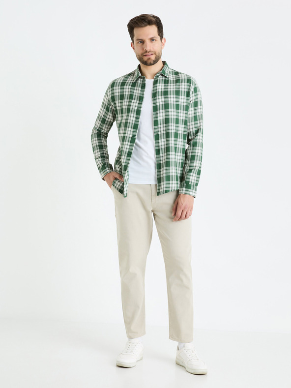 Celio Zöld férfi ing Celio Fadro