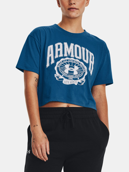 Under Armour Női póló Under Armour UA COLLEGIATE CREST CROP SS