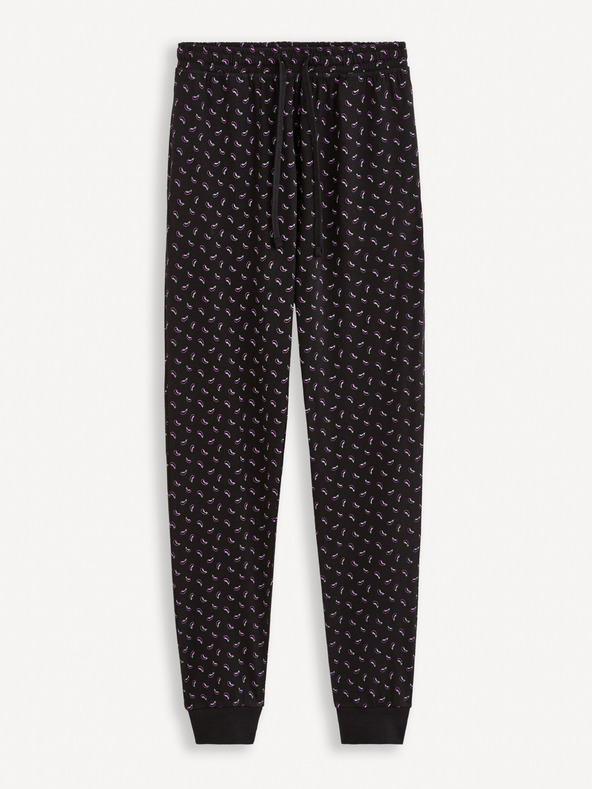 Celio Fekete férfi mintás pizsama Celio Fipyauber