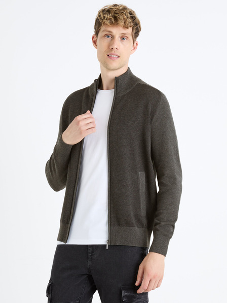 Celio Szürke férfi pulóver Celio Fegillou