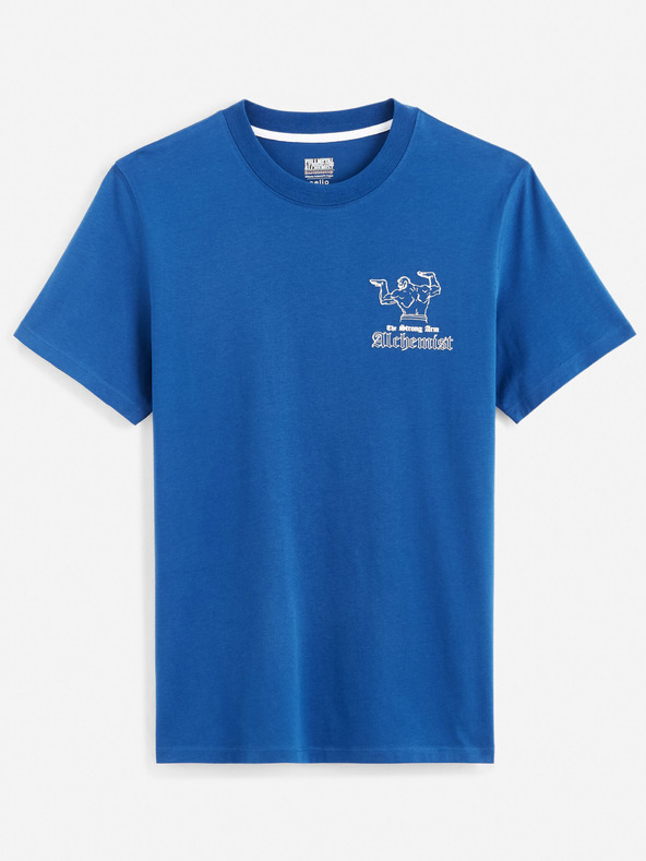 Celio Celio Fullmetal Alchemist kék férfi póló