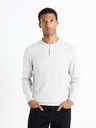Celio Világosszürke férfi basic pulóver Celio Fepax