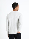 Celio Világosszürke férfi basic pulóver Celio Fepax