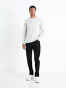 Celio Világosszürke férfi basic pulóver Celio Fepax