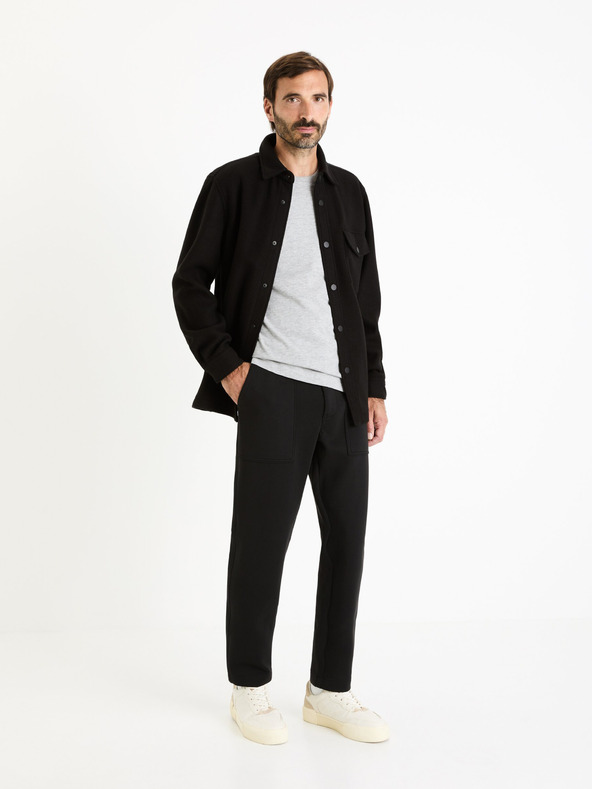 Celio Fekete férfi felsőruházati ing Celio Faliau