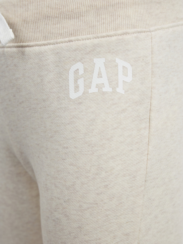 GAP Gyerek fleece sportnadrág logóval army GAP