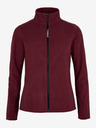 O'Neill Női bordó fleece cipzáras kapucnis pulóver állógallérral O'Neill Jack's
