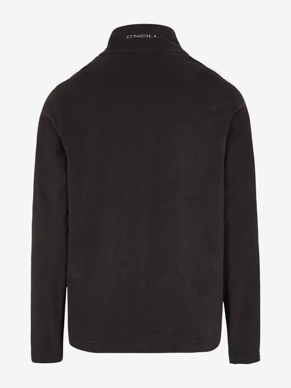 O'Neill Fekete férfi cipzáras, állógalléros férfi fleece kapucnis pulóver O'Neill Jack's