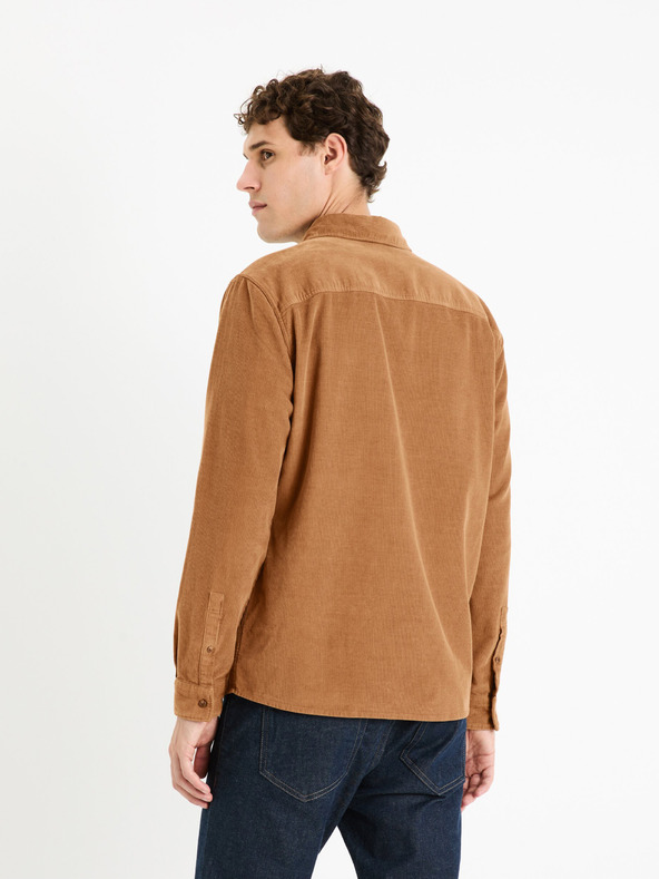 Celio Barna férfi Celio Faduroy kordbársony ing