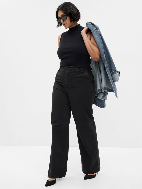 GAP Loose khaki nadrág GAP