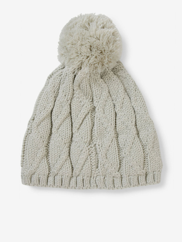 O'Neill O'Neill Nora bézs színű női téli sapka pomponnal