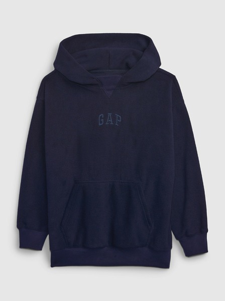 GAP Gyerek pulóver logóval és fleece béléssel GAP
