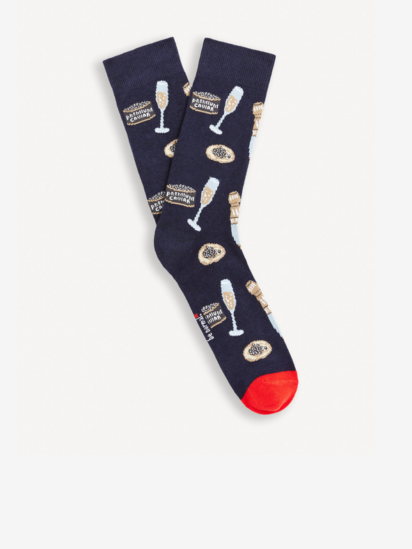 Celio Boxeralsó és zokni készlet piros és kék színben a Celio-tól