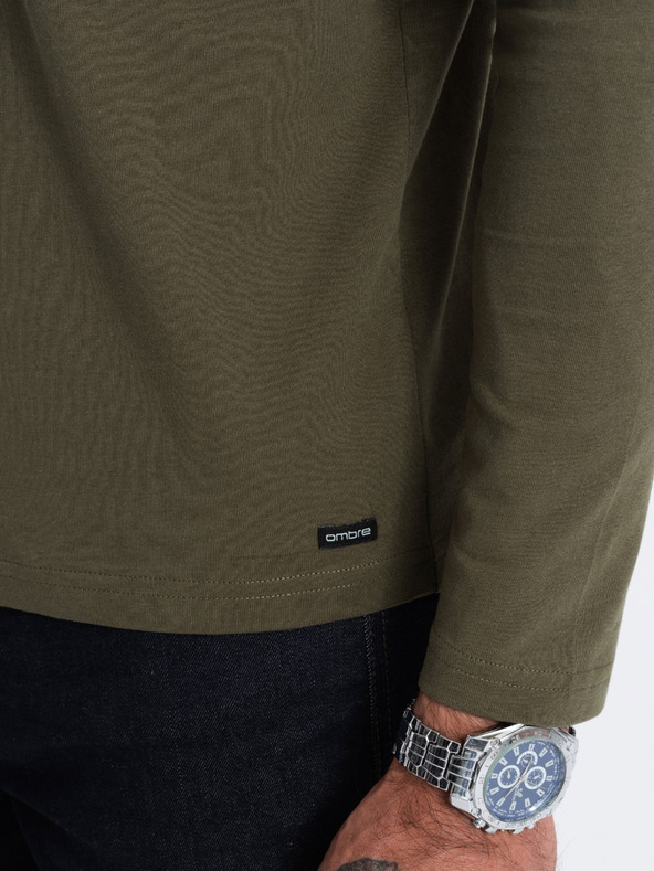 Ombre Clothing Henley Póló