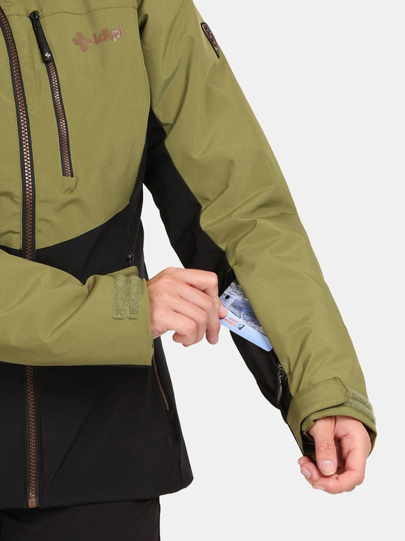 Kilpi Kilpi Flip khaki színű női téli dzseki Kilpi Flip