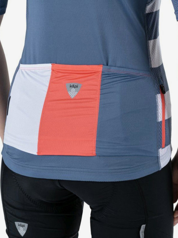 Kilpi Fehér és kék női Kilpi Wild kerékpáros mez