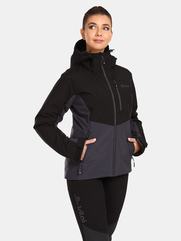 Kilpi Fekete női Kilpi Flip sí kabát