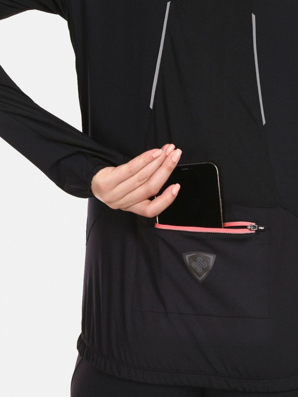 Kilpi Fekete és rózsaszín női sportdzseki Kilpi Nordim