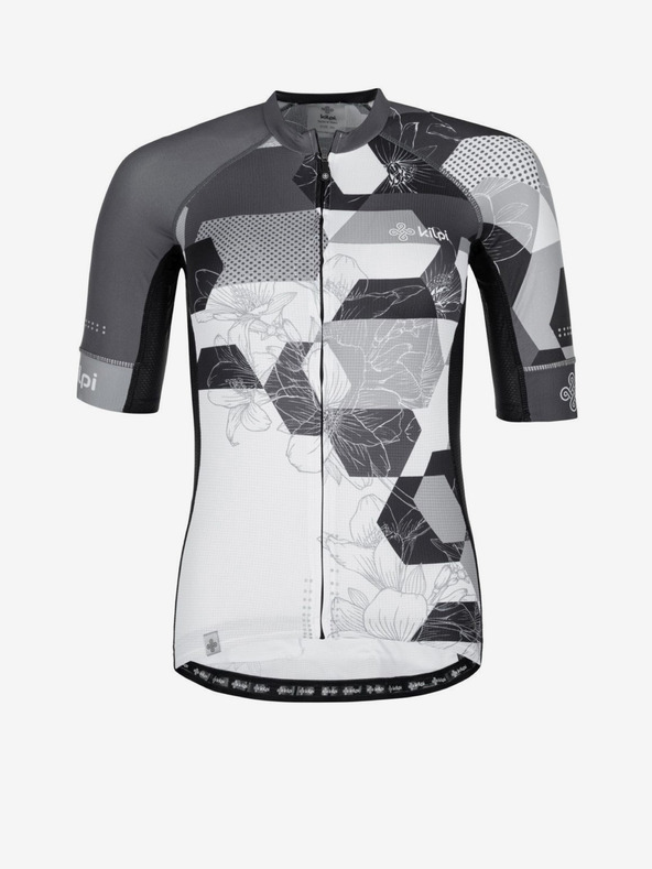 Kilpi Fekete-fehér női Kilpi Adamello-W kerékpáros mez