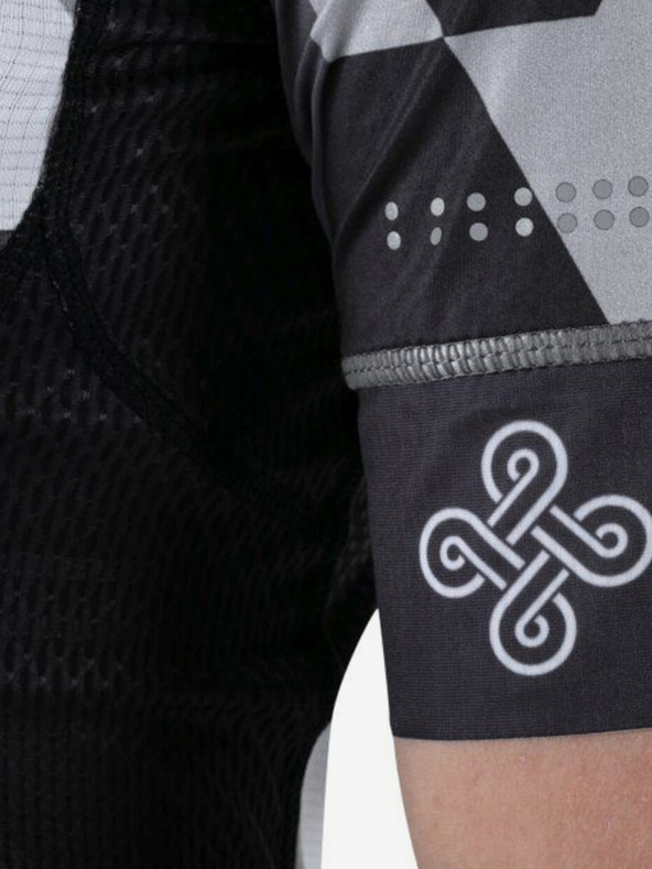 Kilpi Fekete-fehér női Kilpi Adamello-W kerékpáros mez