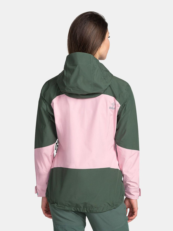 Kilpi Zöld és rózsaszín női vízálló dzseki Kilpi Mamba