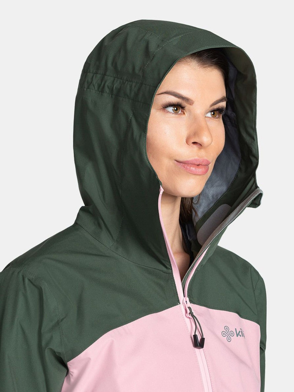 Kilpi Zöld és rózsaszín női vízálló dzseki Kilpi Mamba